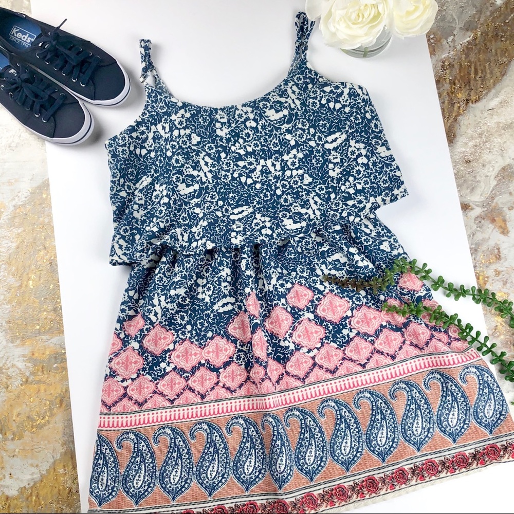 ABERCROMBIE & FITCH Strap Print Dress Size XS